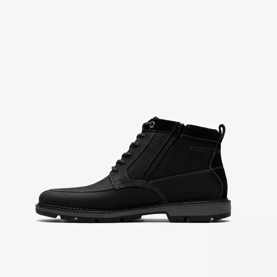 Maplewalk Rise svarta läderankelboots för herr Maplewalk Rise svarta läderankelboots för herr
