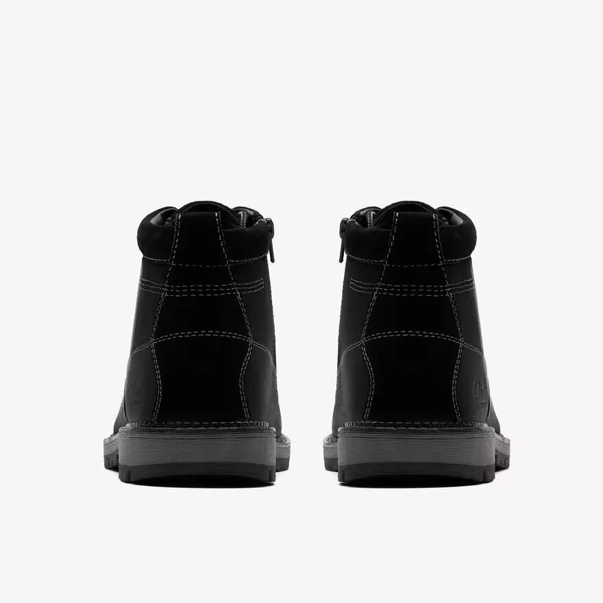 Maplewalk Rise svarta läderankelboots för herr Maplewalk Rise svarta läderankelboots för herr