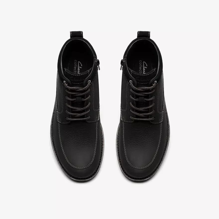 Maplewalk Rise svarta läderankelboots för herr Maplewalk Rise svarta läderankelboots för herr