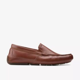 Markman Plain mörkbrun läderLoafer för herrar
