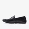 Markman Plain svarta läderloafers för herrar Markman Plain svarta läderloafers för herrar