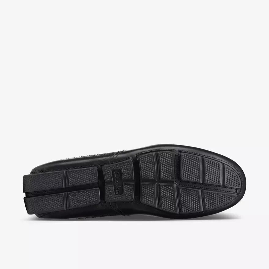 Markman Plain svarta läderloafers för herrar Markman Plain svarta läderloafers för herrar