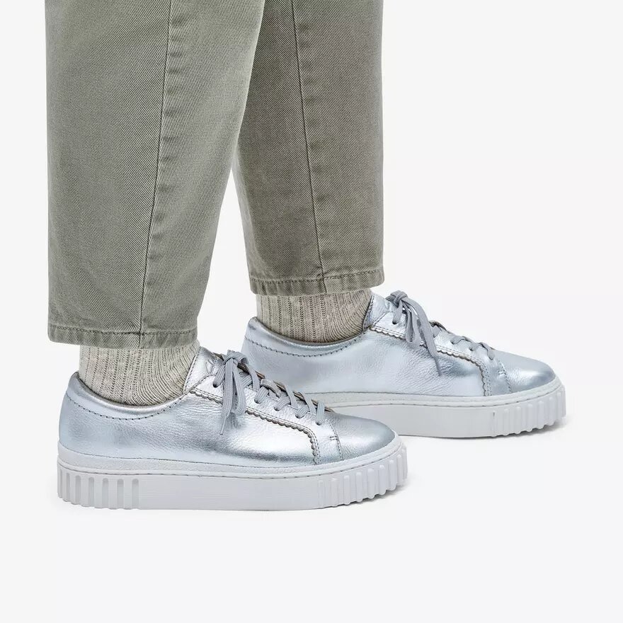 Mayhill Walk Silver Metallic-sneakers för damer, USA Mayhill Walk Silver Metallic-sneakers för damer, USA