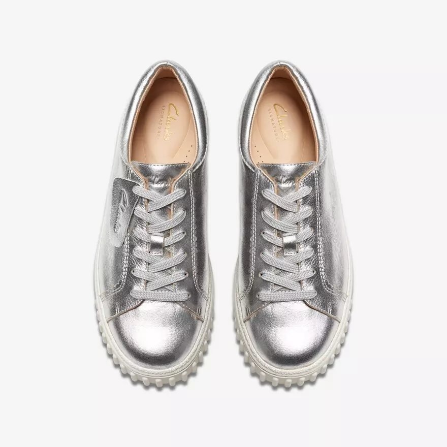 Mayhill Walk Silver Metallic-sneakers för damer, USA Mayhill Walk Silver Metallic-sneakers för damer, USA