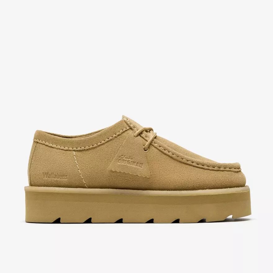 Meare Walla för damer. Wallabees i lönnsväd Meare Walla för damer. Wallabees i lönnsväd