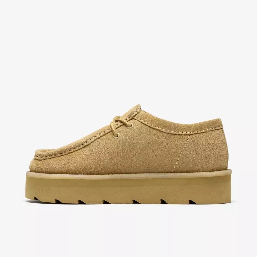 Meare Walla för damer. Wallabees i lönnsväd Meare Walla för damer. Wallabees i lönnsväd
