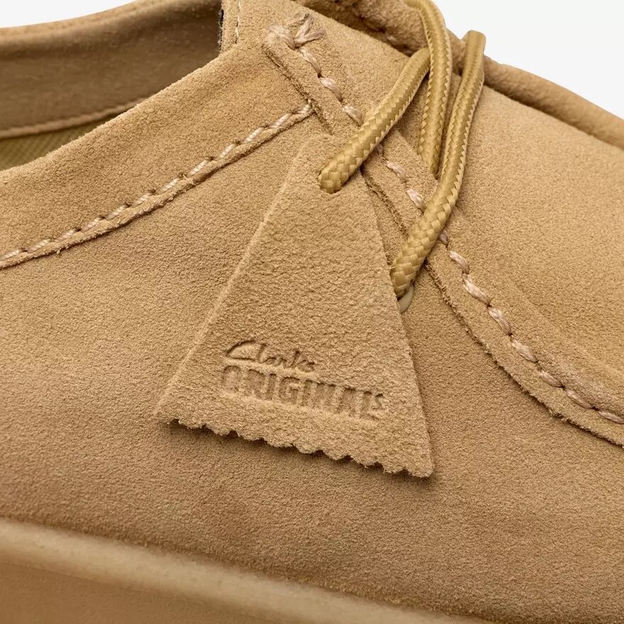 Meare Walla Wallabees i lönnfärgat mocka för herr Meare Walla Wallabees i lönnfärgat mocka för herr