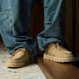Meare Walla Wallabees i lönnfärgat mocka för herr