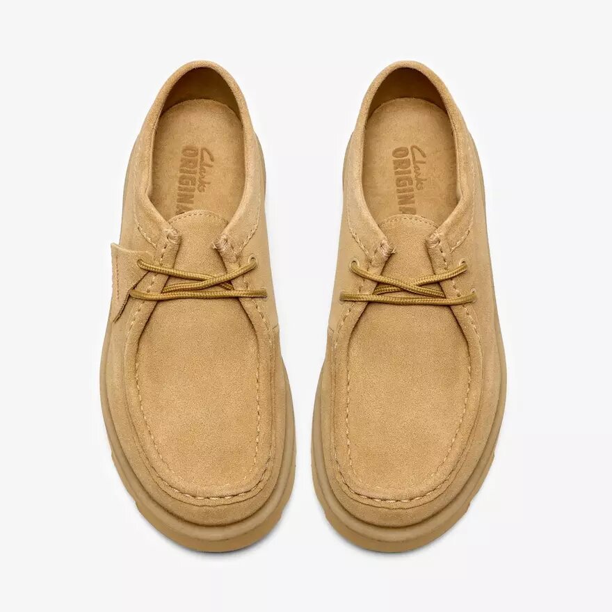 Meare Walla Wallabees i lönnfärgat mocka för herr Meare Walla Wallabees i lönnfärgat mocka för herr