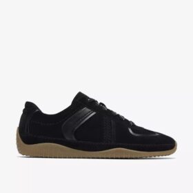 Meridor Lo sneakers för dam i svart mocka