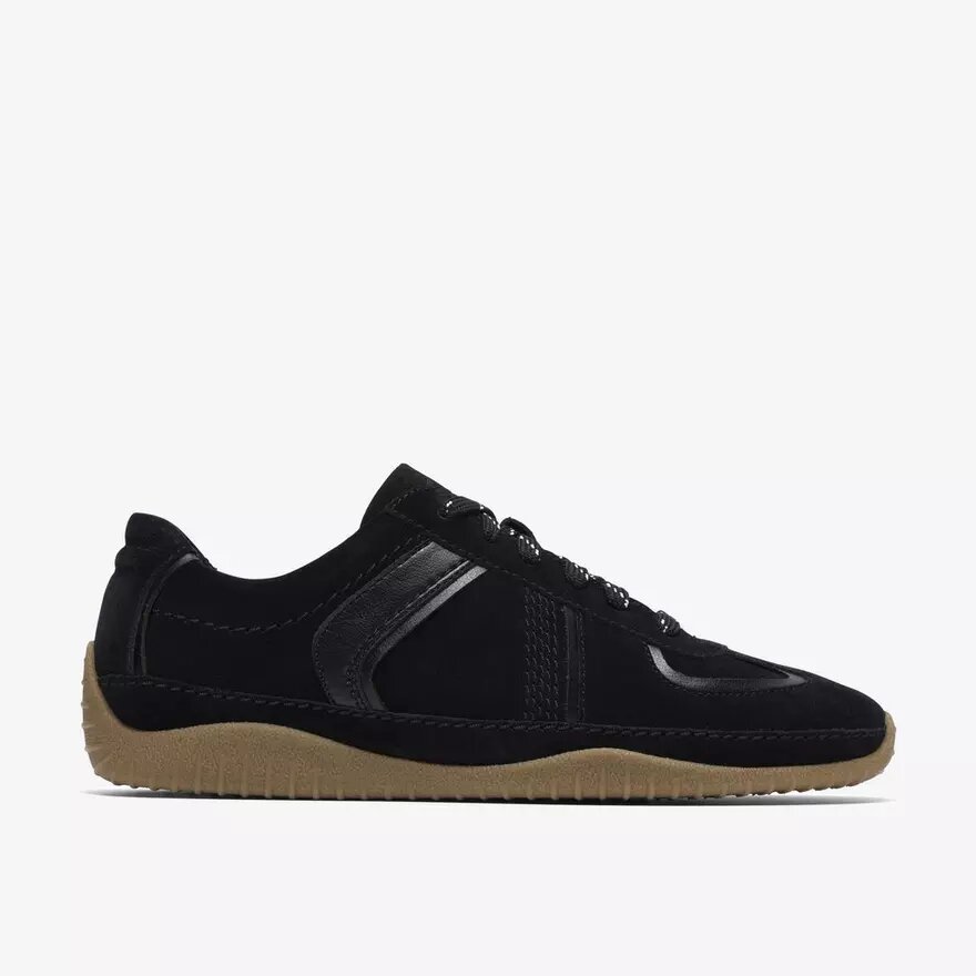 Meridor Lo sneakers för dam i svart mocka Meridor Lo sneakers för dam i svart mocka
