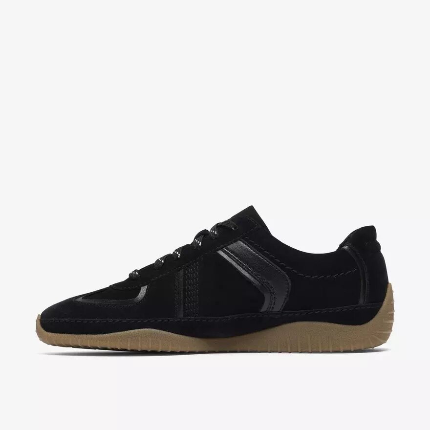 Meridor Lo sneakers för dam i svart mocka Meridor Lo sneakers för dam i svart mocka