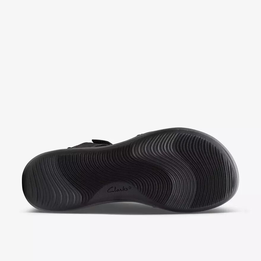 Mira Bay svarta Cloudsteppers™-rem-sandaler för damer Mira Bay svarta Cloudsteppers™-rem-sandaler för damer