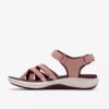 Mira Shore-rem-sandaler för damer i rödbrunt Mira Shore-rem-sandaler för damer i rödbrunt