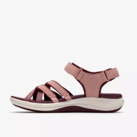 Mira Shore-rem-sandaler för damer i rödbrunt