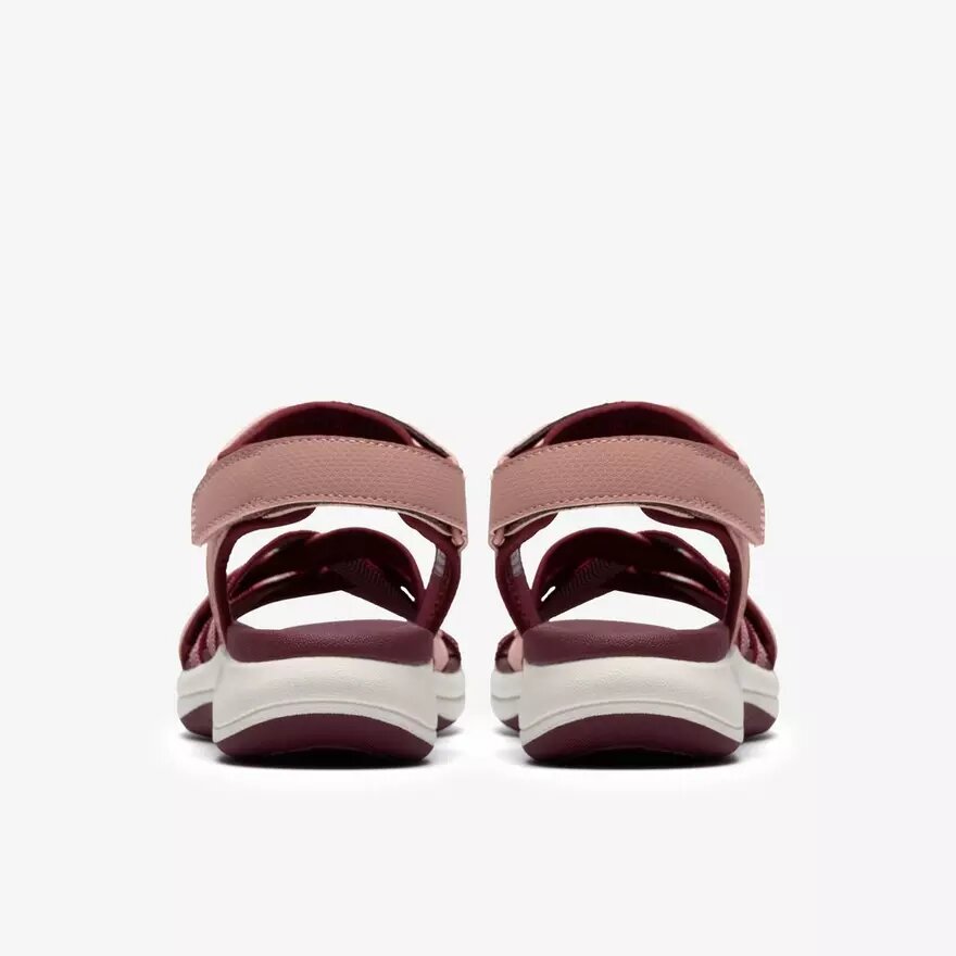 Mira Shore-rem-sandaler för damer i rödbrunt Mira Shore-rem-sandaler för damer i rödbrunt