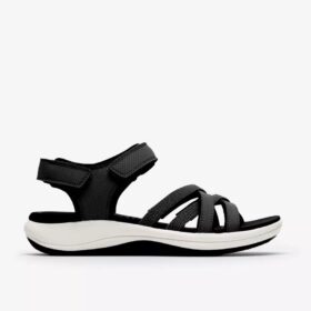 Mira Shore svarta rem-sandaler för dam