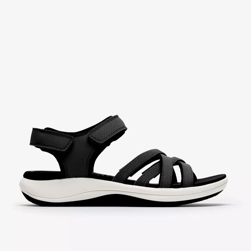 Mira Shore svarta rem-sandaler för dam Mira Shore svarta rem-sandaler för dam