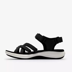Mira Shore svarta rem-sandaler för dam