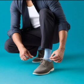 Monahan Plain Stone Nubuck Oxfords för herrar