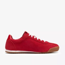 Moritz Lo2 röda mockasneakers för dam