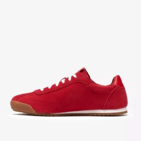 Moritz Lo2 röda mockasneakers för dam