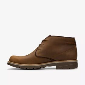 Morris Peak-ankelboots i vaxat läder för herr