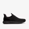 Motion Trek för herr i svarta stickade Sneakers