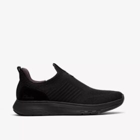 Motion Trek för herr i svarta stickade Sneakers