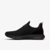 Motion Trek för herr i svarta stickade Sneakers