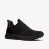 Motion Trek för herr i svarta stickade Sneakers