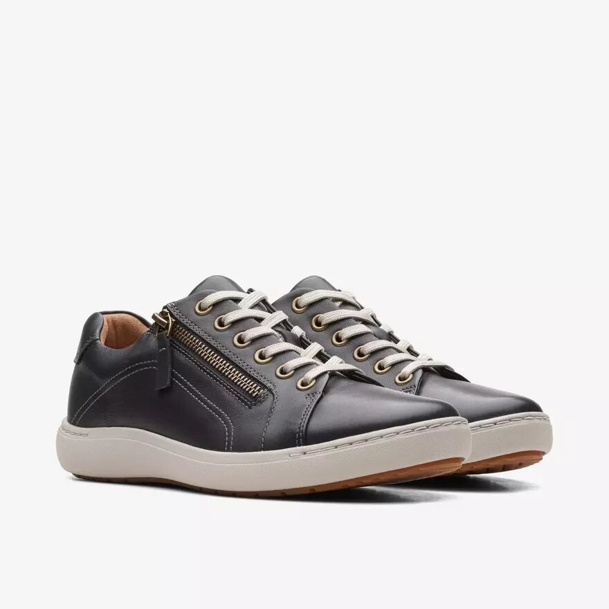 Nalle Lace – svarta lädersneakers för damer Nalle Lace – svarta lädersneakers för damer