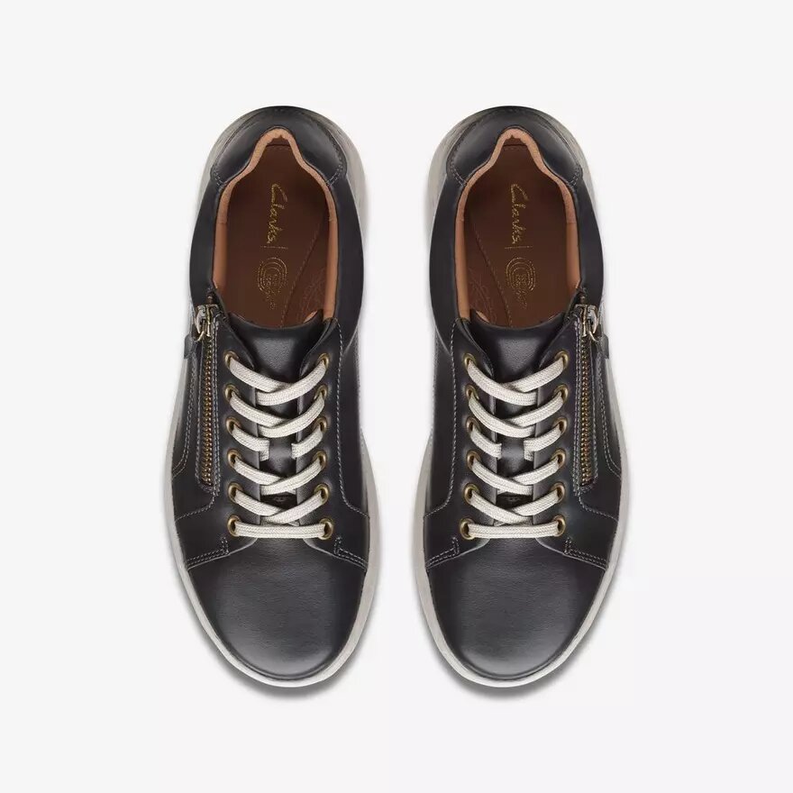 Nalle Lace – svarta lädersneakers för damer Nalle Lace – svarta lädersneakers för damer