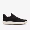 Nalle Step svarta stickade Slip-ons för dam Nalle Step svarta stickade Slip-ons för dam