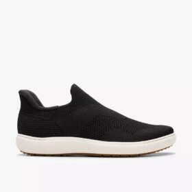Nalle Step svarta stickade Slip-ons för dam