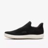 Nalle Step svarta stickade Slip-ons för dam Nalle Step svarta stickade Slip-ons för dam