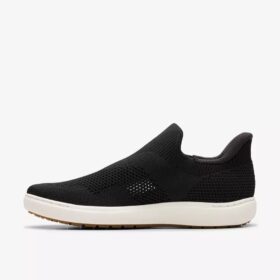 Nalle Step svarta stickade Slip-ons för dam