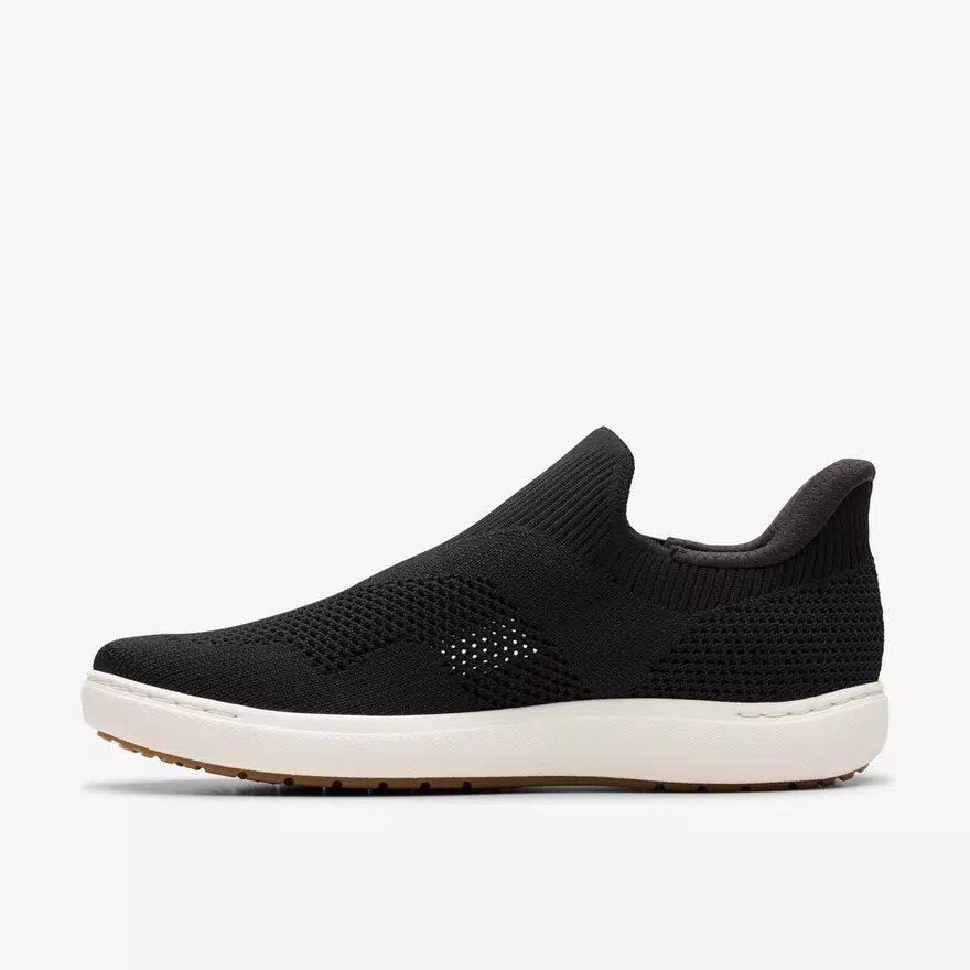 Nalle Step svarta stickade Slip-ons för dam Nalle Step svarta stickade Slip-ons för dam