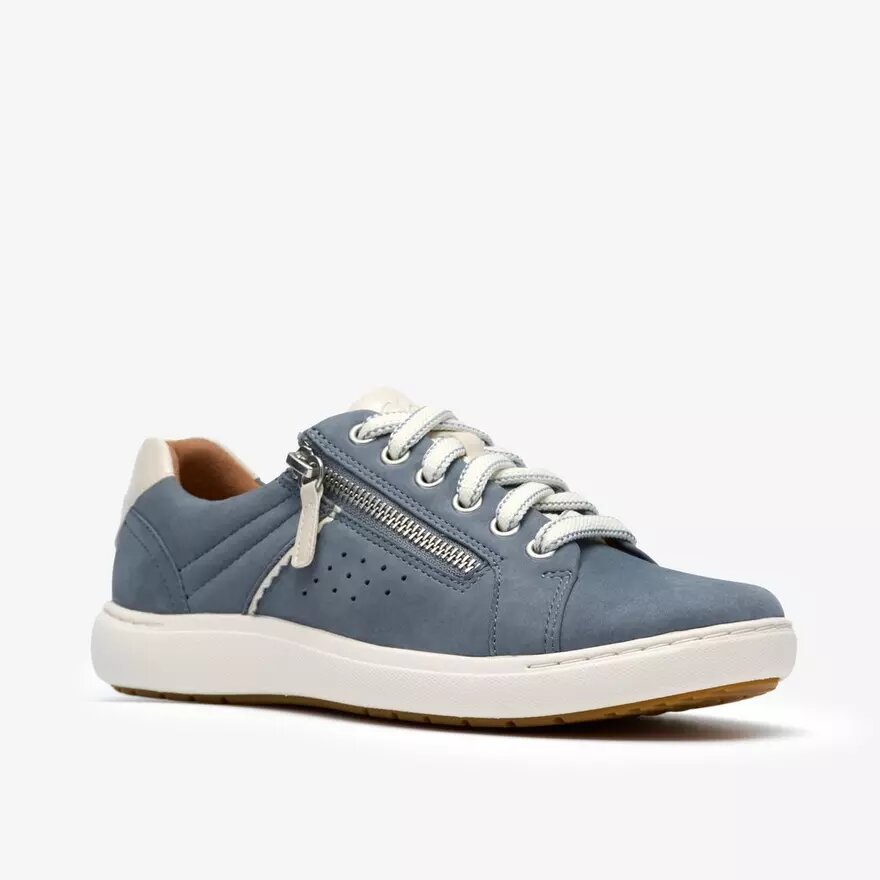 Nalle Zen blå nubuck-Sneakers för dam Nalle Zen blå nubuck-Sneakers för dam