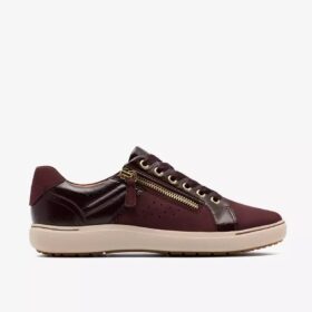 Nalle Zen Merlot-sneakers för dam