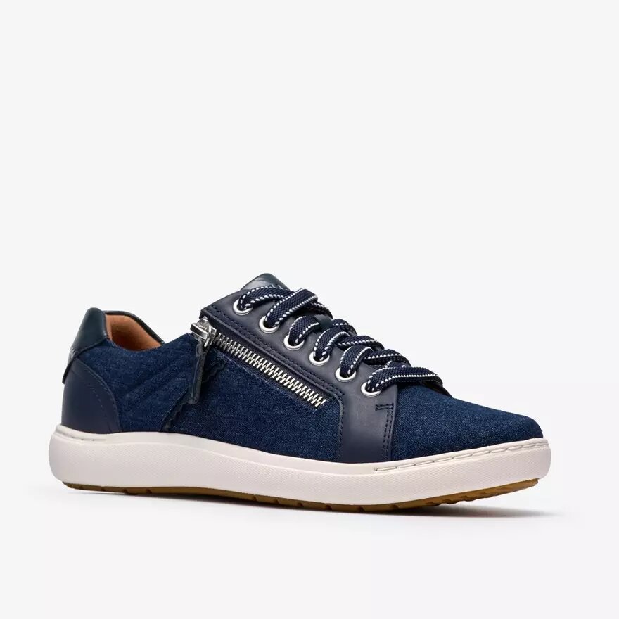 Nalle Zen-sneakers för dam i mörk denim Nalle Zen-sneakers för dam i mörk denim