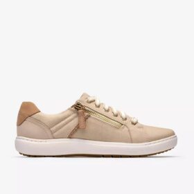 Nalle Zen-sneakers för damer i krämfärg