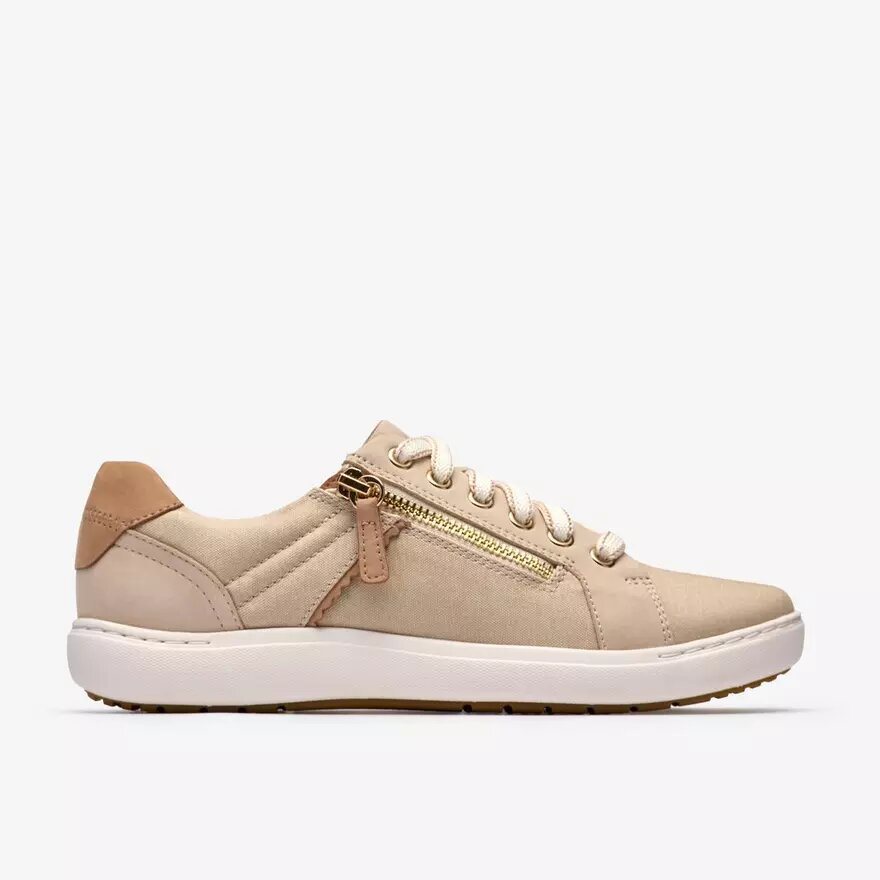 Nalle Zen-sneakers för damer i krämfärg Nalle Zen-sneakers för damer i krämfärg