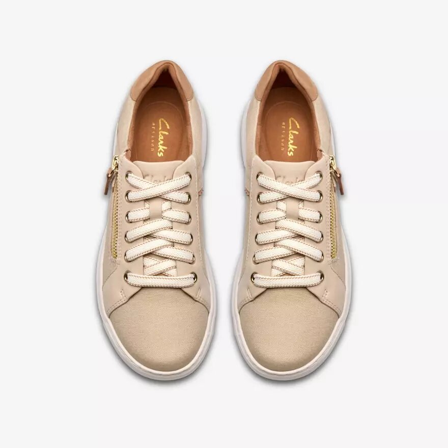 Nalle Zen-sneakers för damer i krämfärg Nalle Zen-sneakers för damer i krämfärg