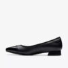 Natalyn, slip-ons i mörkblått läder för damer Natalyn, slip-ons i mörkblått läder för damer