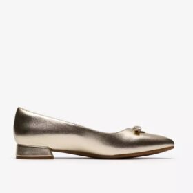 Natalyn Trim guldmetalliska Slip-ons för dam | Clark