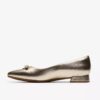 Natalyn Trim guldmetalliska Slip-ons för dam | Clark