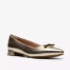 Natalyn Trim guldmetalliska Slip-ons för dam | Clark