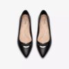 Natalyn Trim – svarta Slip-ons i läder för damer