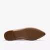 Natalyn Wish – varma beige läderballerinaskor för dam